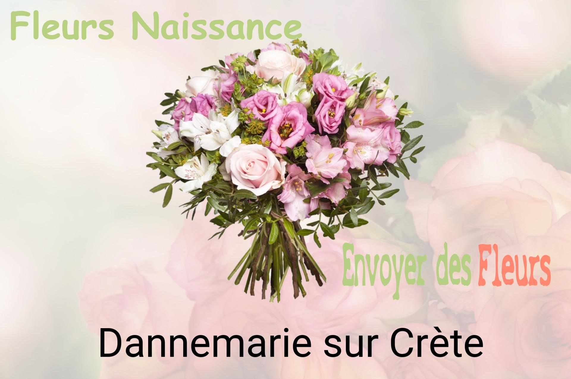 Bouquet de fleurs de naissance livré à Dannemarie-sur-Crète