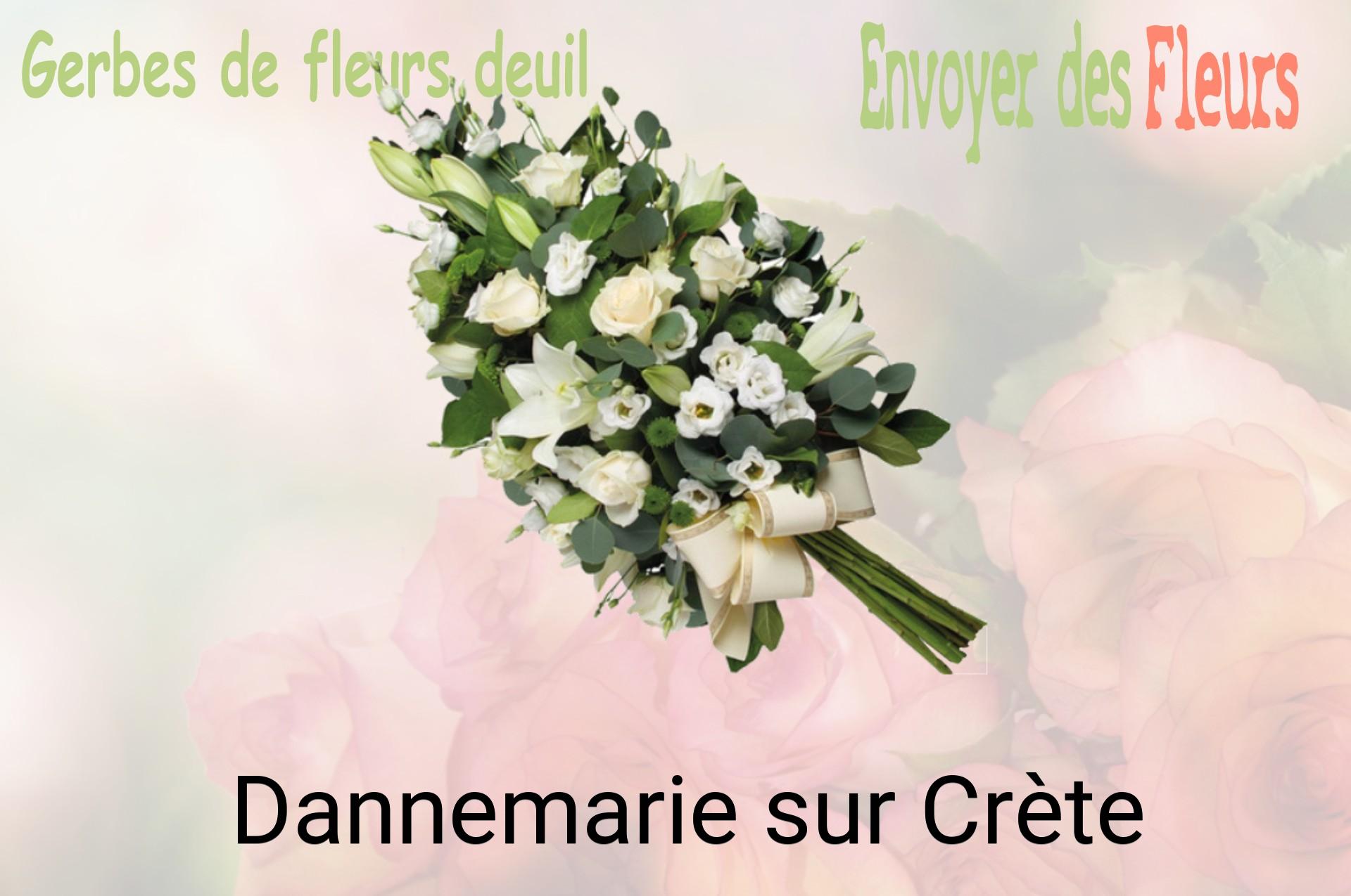 Gerbe de fleurs de deuil livrée à Dannemarie-sur-Crète